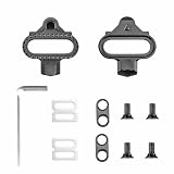 leruiyezs Calas Shimano MTB con Placas Antideslizantes de Acero,Unisex