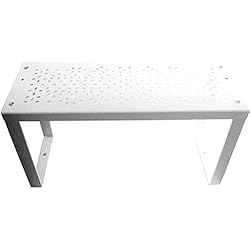 Estanteria Gris Perla Ikea IKEA Variera Estante Adicional, Metal, Blanco, 32 x 13 x 16 cm