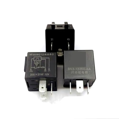 Relais BN313350AA 12V commutation stable à 3 broches pour auto - 2