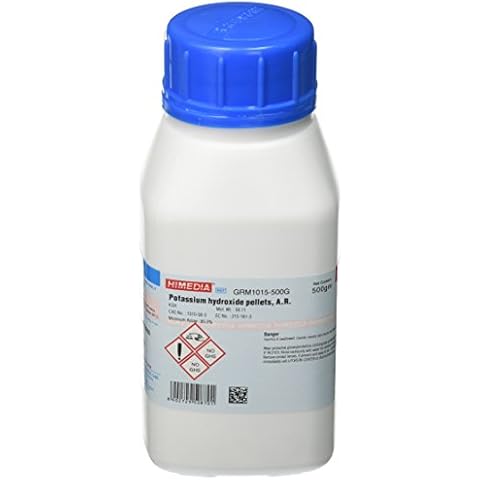 HiMedia GRM1015-500G Potassium Hydroxide Pellets, A.R., 500 g Cover