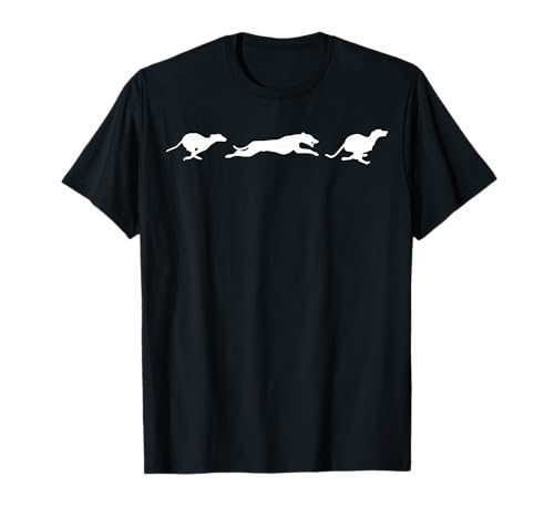 cute Whippet running T-Shirt