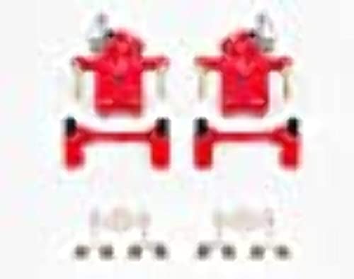 Image of PowerStop Rear Red Powder Coated Brake Caliper Pair for Infiniti I30 1996-01 | Nissan Maxima 1994-01 - High-Temp Brake Caliper Upgrade, S2000
