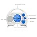 Geuxe New Radio Portable Radio 4-Level Shower Waterproof Radio AM FM Mini Radio Bathroom Radio with Plug-in Card