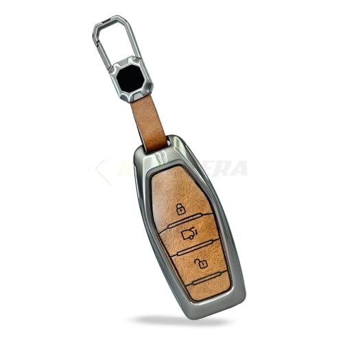 Image of Car Key Cover Compatible for Mahindra Xuv500 (3 Button Smart Key)