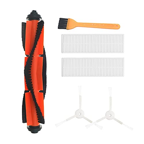 carbón activado Compatible con MI ROBOT RODILLO PRINCIPAL DE RODILLO PEQUEÑO HEPA FILTRO DE AIRE Paño MOP Compatible con Xiaomi MIJIA G1 Accesorios Robot Robot aspiradora Piezas purificador de aire