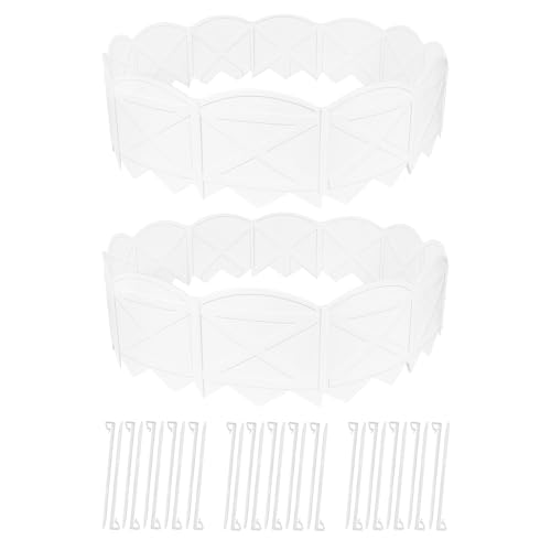 Vashly 30Ft Landscape Edging 5.9 Inch Tall Garden Edging White