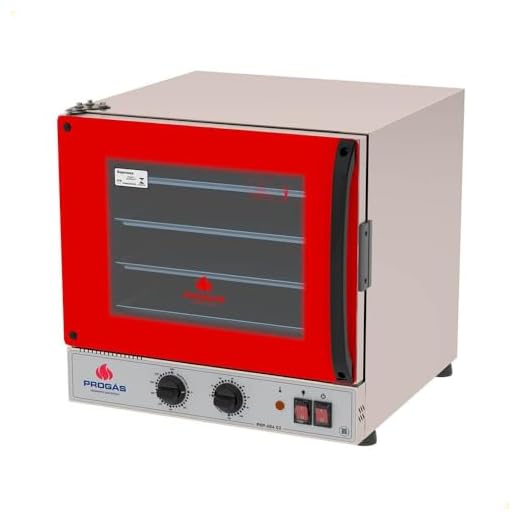 Progás, P37640, Forno de Elétrico Industrial Pirogas Para Pizza 4 Assadeiras 127 Volts, cor Inox, Aço