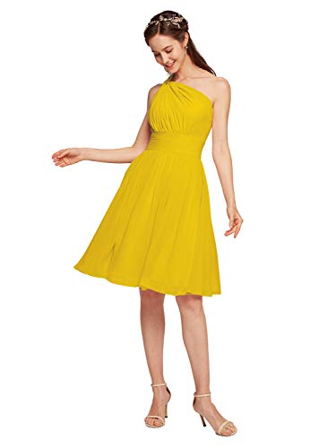 mustard homecoming dress