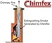 2 Pack of Chimfex By Orion Safety Products - CSIA LAB TESTED AND Approved Chimney Fire Suppressant - Safe, Quick and Easy - Stops Chimney Fires In Homes in Under 22 Secs - MADE IN USA