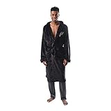 Ultra Game NBA San Antonio Spurs Mens Lounge Bath Robe, Team Color, 1SIZE