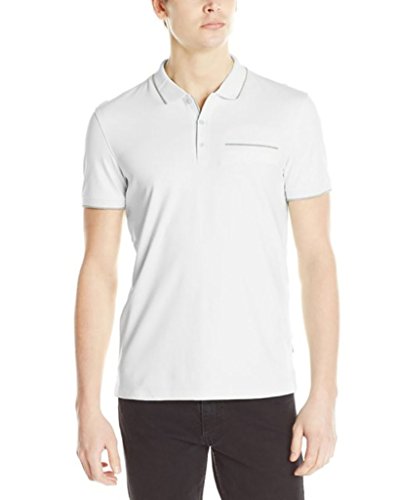 Calvin Klein Men's Polo with Contrast Collar Piping