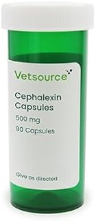 Cephalexin Capsules for Animals, 500 mg, 90 Capsules