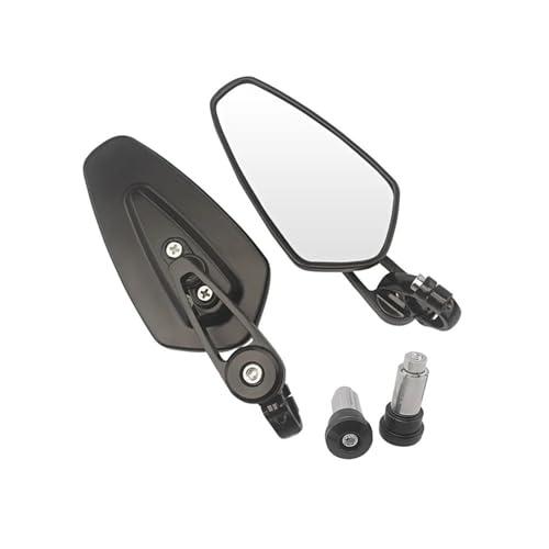 Rétroviseurs de moto anti-vibration en aluminium universels pour embout de guidon 22mm
