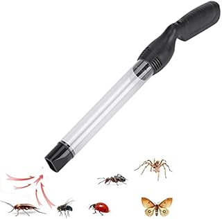 Vacuum Bug Catcher Spider and Insect Traps Catcher with USB Rechargeable Bug Pest Control for Adults and Kids Insects Handheld LED Flashlight for Stink Bug,Beetle,Pest Suction Trap