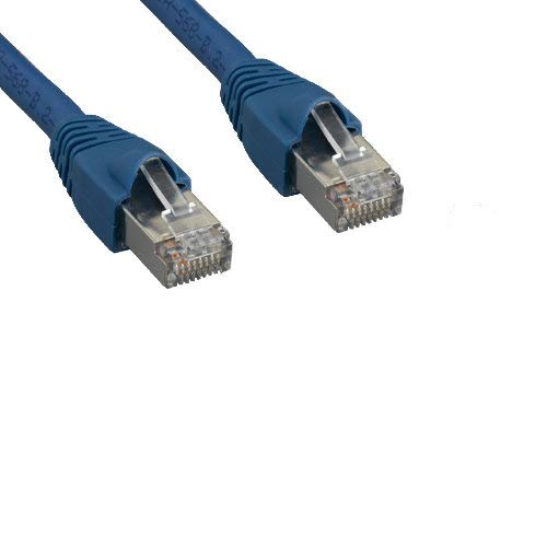 Cable patch CAT6A STP 100 pies RJ45 azul miniatura 1
