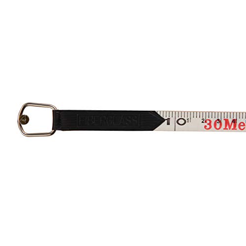 Image of KSEIBI 302940 Closed Reel Long Tape Measure 165 ft Flexible Fiberglass Double Face Printing Inch /Metric for Land, Yard Distance Measurement, and Construction Work (165ft / 50m)