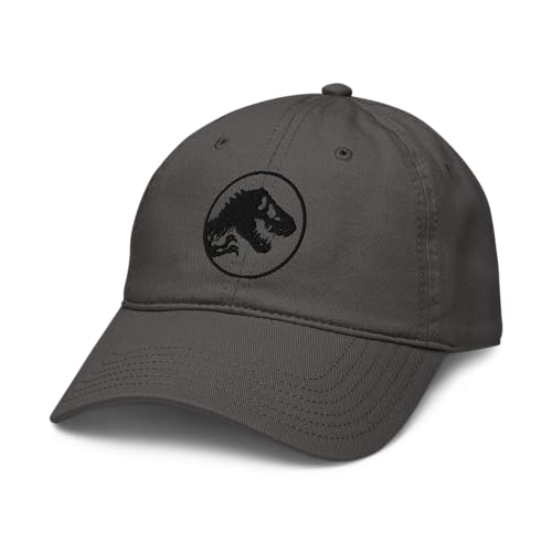 Jurassic Park Classic Black Icon Silhouette Adjustable Baseball Hat