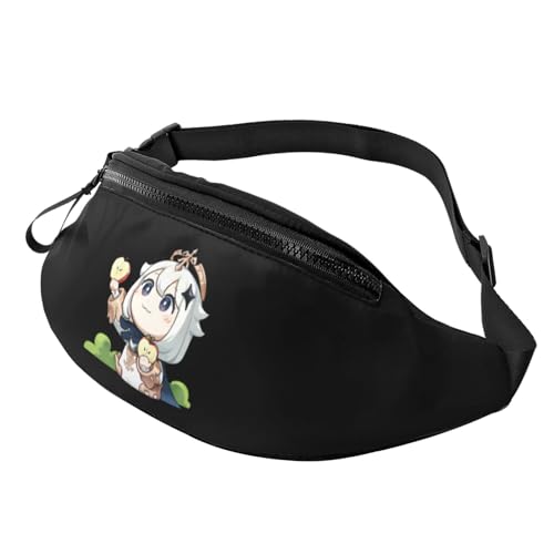ウエスト原神 げんしん パイモン ボデ ウエストポーチ ヒップバッグ 軽量 Waist Bag ランニング 多ポケット 大容量 耐摩擦 バイク アウトドア 釣り ハイキング 旅行 登山 仕事 作業用 腰ポーチ 人気 男女兼用