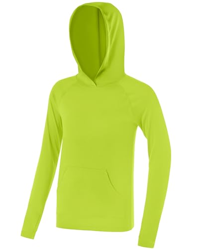 Image of Boys Rash Guard Hoodie UPF 50+ Long Sleeve Sun Protection Swim Shirt