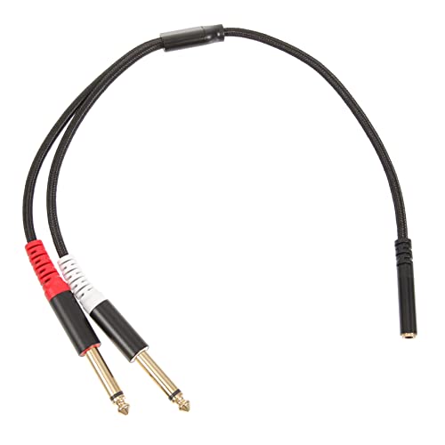 QUMIIRITY 3.5mm6.35mmfAI[fBIP[uXvb^[A_v^[ c݉^Cv z[VA^[ Cu^ΉI[fBIϊP[u ubN