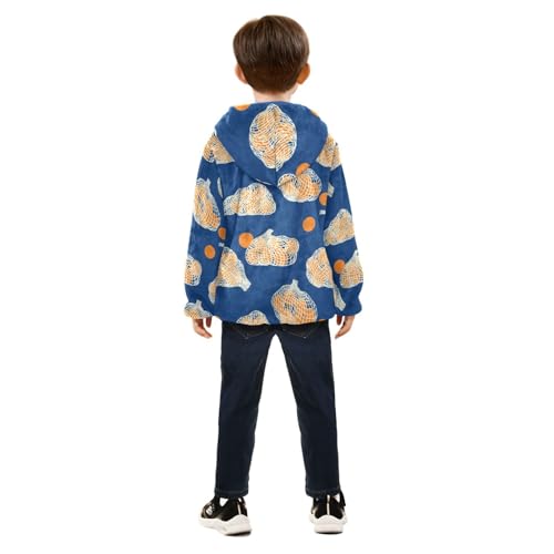 Fruits in Mesh Bag Girls Fleece Jacket Girls Fall Jacket Girls Zip Up Hoodie Girls Sherpa Jacket 2-10T4