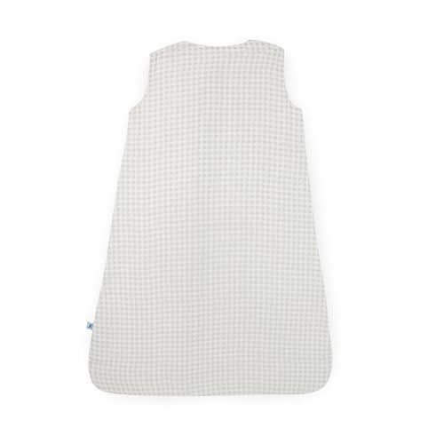 Image of Little Unicorn 12-18 Month Premium Muslin Sleep Sack 1.1 TOG | Soft & Breathable Muslin Cotton for safer sleep | 2 way zipper (Tan Gingham)
