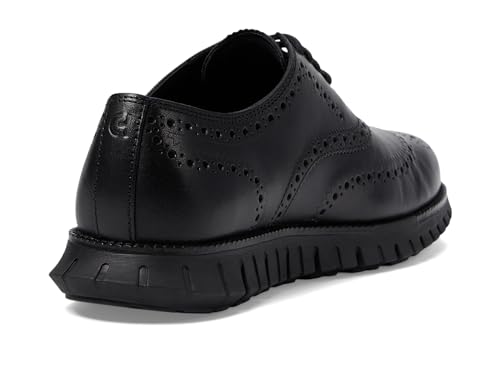 Cole Haan Mens Zerogrand Remastered Wing Tip Oxford, Black/Black, 13-M US