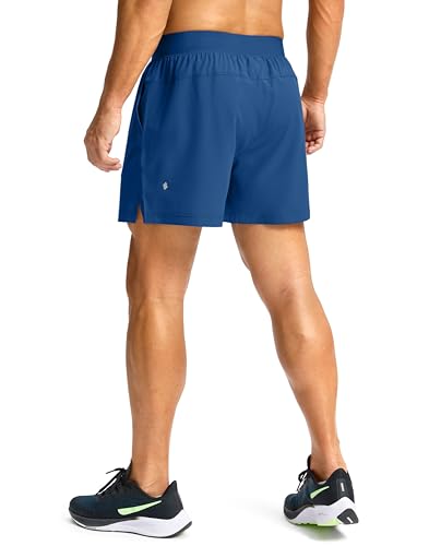 Image of Soothfeel Men's Running Shorts with Zipper Pockets 9 inch / 7 inch / 5 inch Quick Dry Eight Basketball Gym Workout Athletic Shorts
