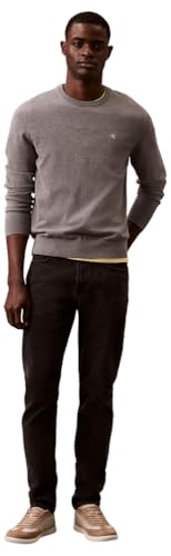 Calvin Klein Jeans Men's Slim Taper Jean, Ck Essential Black, 34W x 32L