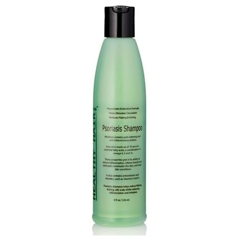 Healthy Hair Plus Psoriasis Shampoo for Dry, Itchy Scalp - Scalp Psoriasis - Dandruff - Deep Cleansing Shampoo - Menthol Shampoo Cover