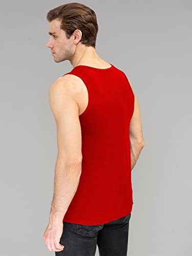 Image of BASE 41 Men Sleeveless Tshirt, Printed Vest for Men, Cotton Sando for Gym, Cycling, Running & Other Sports