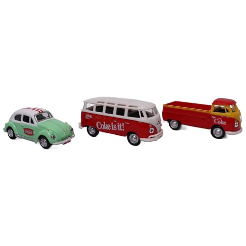 Set de regalo Volkswagen Coca Cola 3 piezas 1:72 miniatura 6