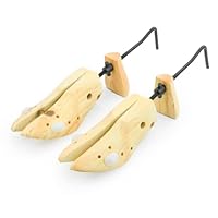 KCT Mens Wooden Shoe Stretchers 6-12 Uk Tree Shaper Pair Adjuster Stretcher Widener