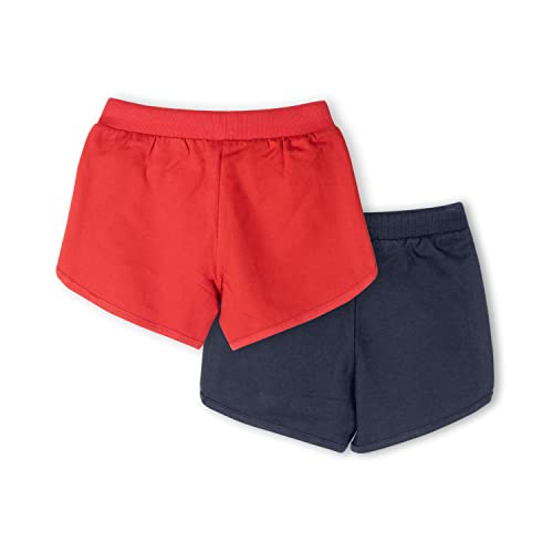 Image of Real Basics Premium Cotton Printed Shorts for Girls (Pack of 2)