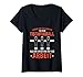 Damen Tischfußball Kickern Tischkicker Sportler Sport Kicker T-Shirt mit V-Ausschnitt