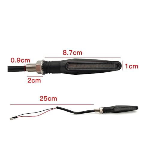 Clignotants LED moto CBR125R feu indicateur de direction de rechange - 4