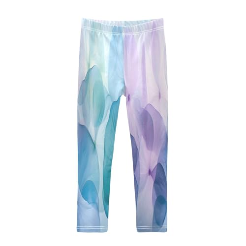 Bolaz Toddler Girls Leggings Printed Yoga Pants Leggings Watercolor Flowers for Kids