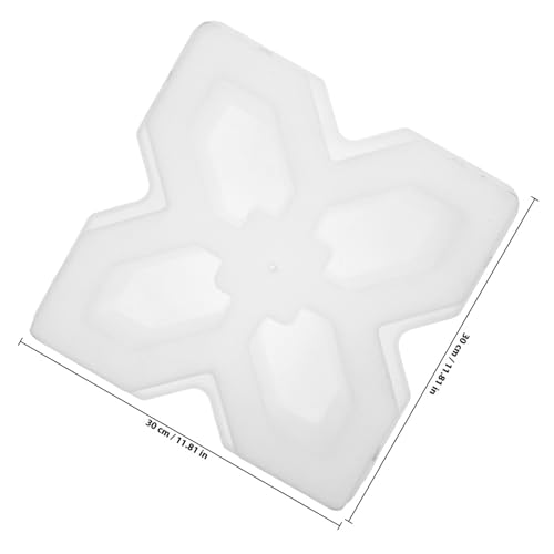Molde de hormigón para adoquines de plástico resistente de 30x30x6cm 2