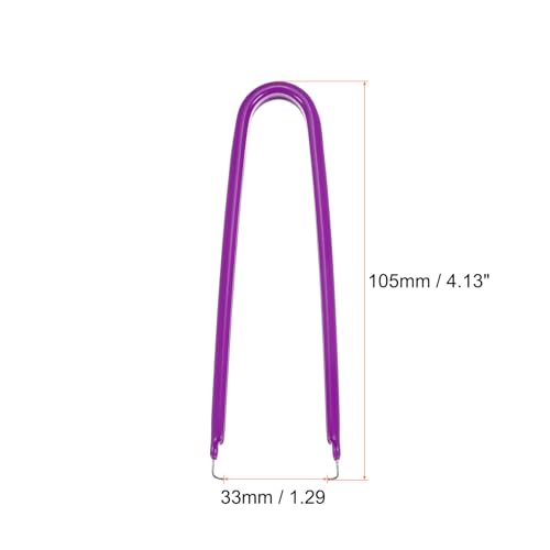 Image of HARFINGTON 3Pcs IC Chip Extractor IC U Shape Puller Stainless Steel with Insulated Vinyl Grip Motherboard Circuit Board Component Puller Chip Extractor for PCB Removal Tool, Purple