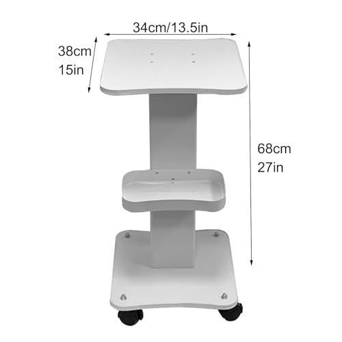 Carrello per saloni di bellezza, strumento di bellezza, con vassoio portaoggetti, portatile, per saloni di bellezza