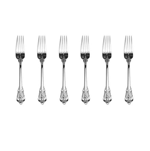 Silber Besteck-Set Barock, Antik Look, aus 18/10 Edelstahl Spiegelpolierte, ideal für Haus, Küche, Restaurant, Hochzeit, Partys, Nachmittagstee,...