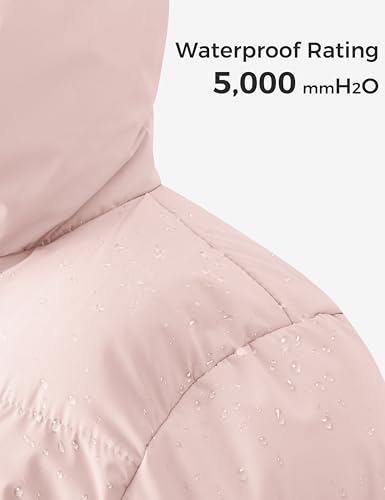 Image of ZSHOW Girls' Lightweight Puffer Jacket Warm Hooded Quilted Outerwear Jacket
