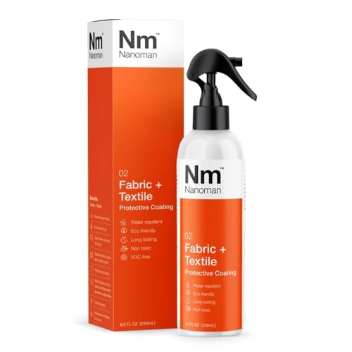 Nanoman Shoe & Fabric Protector Spray 250mL &ndash; Waterproof & Stain Repellent for Sneakers, Suede...