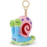 Fuggler SpongeBob 5-Inch Plush Keyring by ZURU, Funny Ugly Monster Bag Clip-on Stuffed Animal, Multiple Characters Available (Gary)