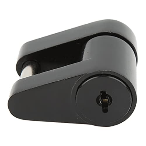 Asegura tu remolque RV con bloqueo de aleación de zinc y 2 llaves para seguridad de enganche, protección antirrobo, se adapta a remolques de hasta 34 pulgadas de envergadura (es negro)