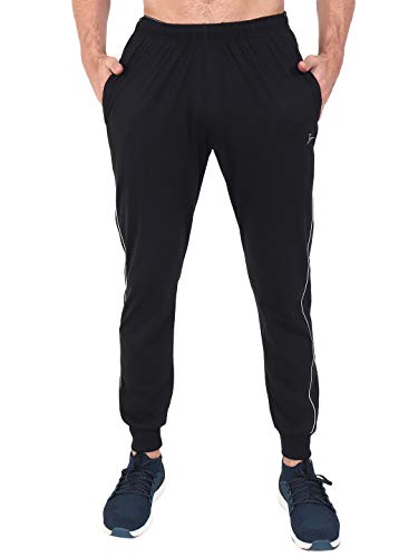 Image of Zeffit Men's Pc Cotton Ankle Grip Track Pant
