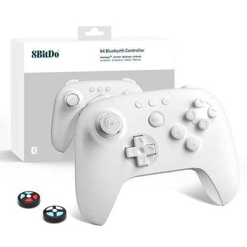 8Bitdo 64 Bluetooth Controller for Switch, Windows, Android