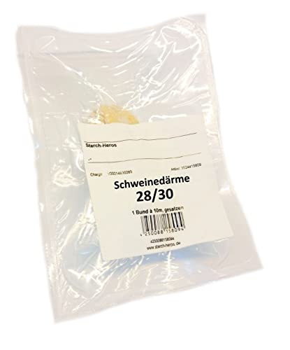 Bratwurstdarm | Naturdarm | Schweinedarm Kaliber 28/30 | 10 Meter (1,20€/ Meter)
