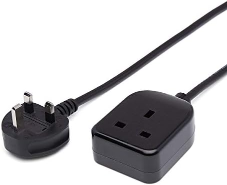 Amazon Basics Extension Cord - 3 M UK Black