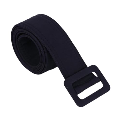 Women Trench Coat Belt Lightweight Modern Wide Waistband for Jackets Dresses Outerwear 62.2inch Length- Deep Blue